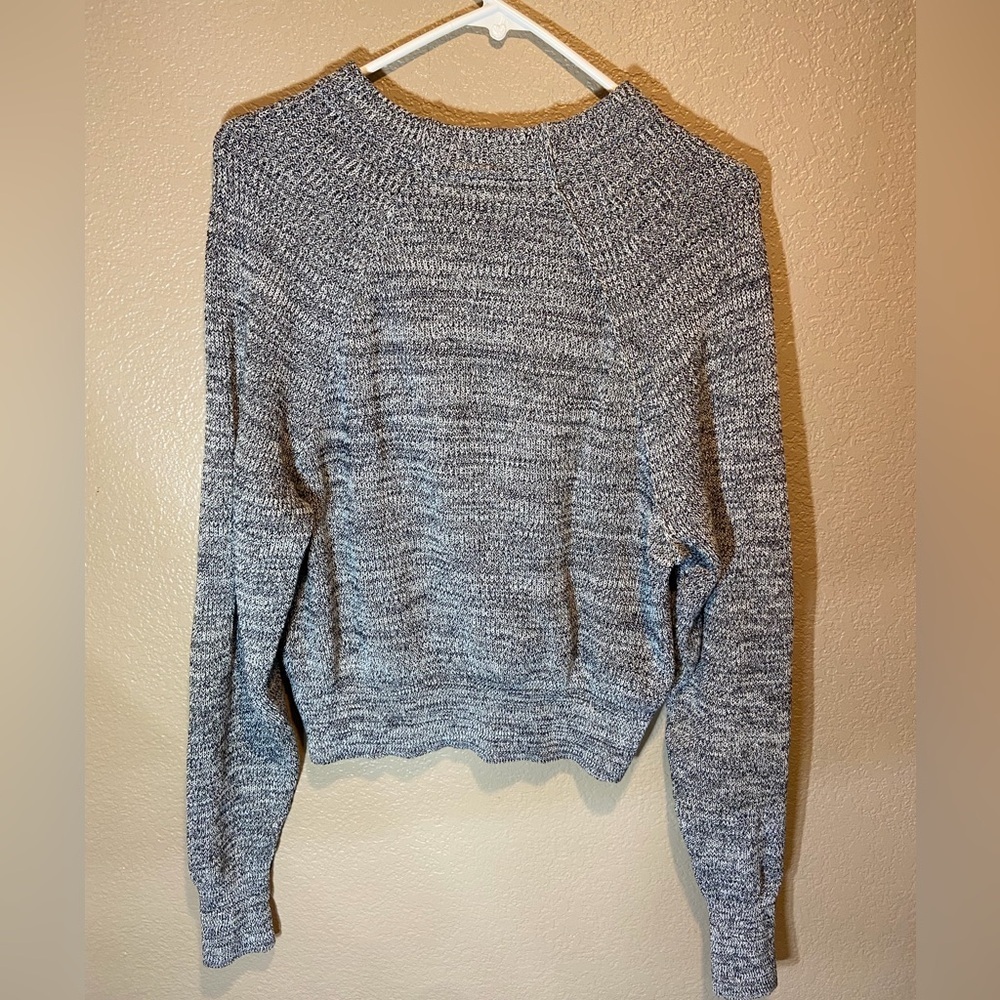 Free People Heathered Gray Women's Sweater Sz S - Picture 3 of 3